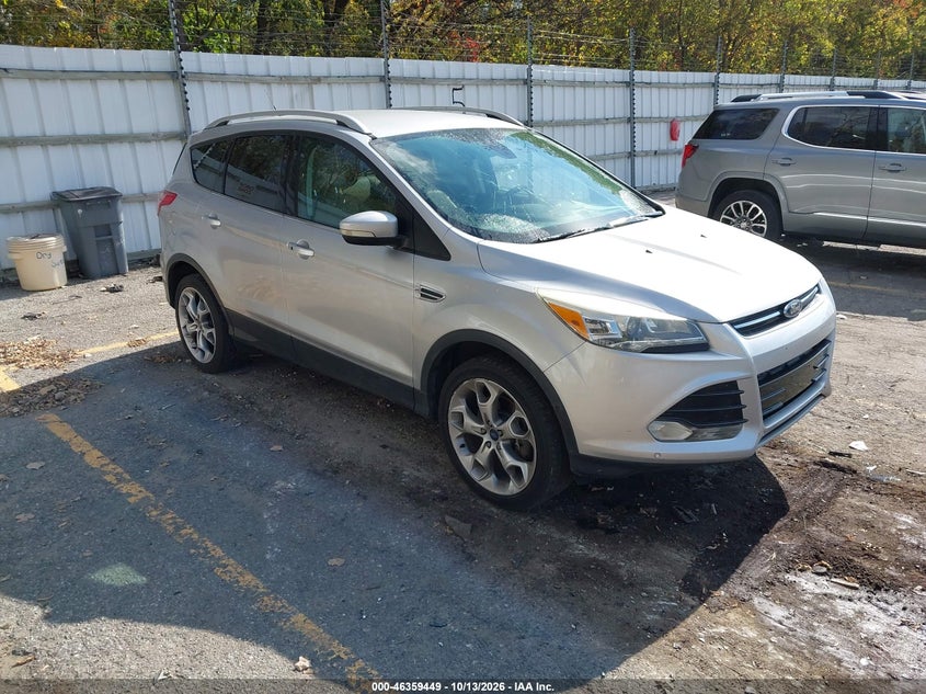Vin: 1fmcu9j99eua49521, lot: 46859728, ford escape titanium 20141
