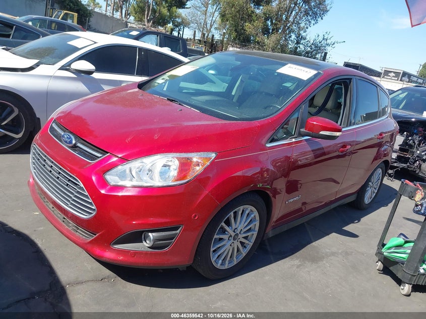 Vin: 1fadp5bu2dl534007, lot: 46859821, ford c-max hybrid sel 20132