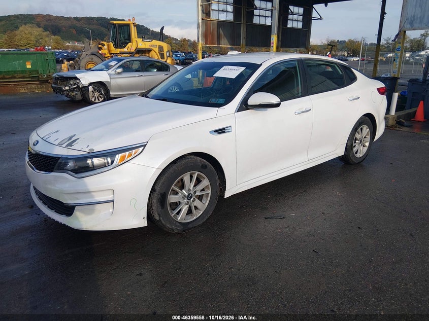 2017 Kia Optima Lx, Угон, IAAI, VIN 5XXGT4L36HG127445 — фото 2