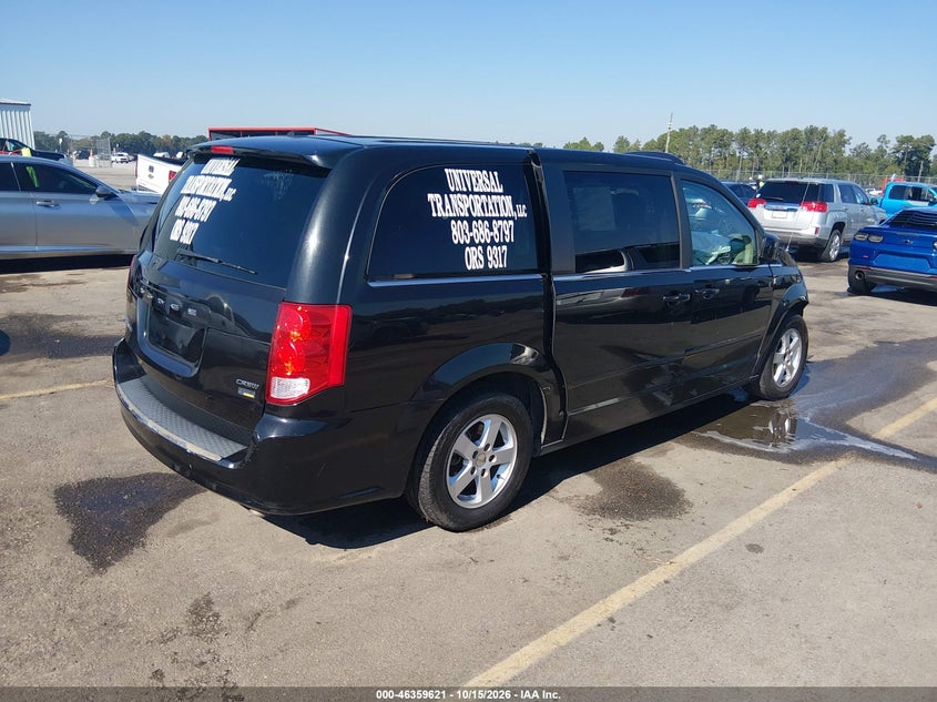 Vin: 2c4rdgdg2cr145904, lot: 46859900, dodge grand caravan crew 20124
