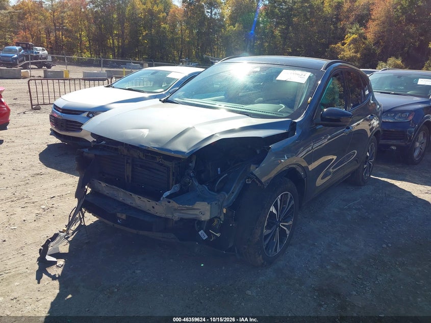 2022 Ford Escape Sel, Front End, IAAI, VIN 1FMCU9H93NUB03899 — photo 2