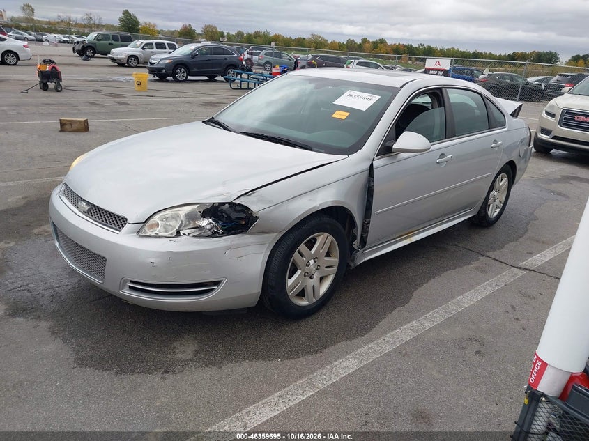 Vin: 2g1wg5e33d1257162, lot: 46859974, chevrolet impala lt 20132