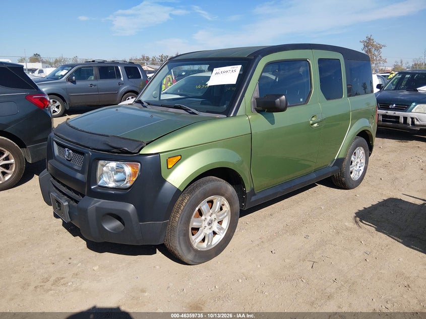 2006 Honda Element Ex-P, Обычный износ, IAAI, VIN 5J6YH17796L006644 — фото 2