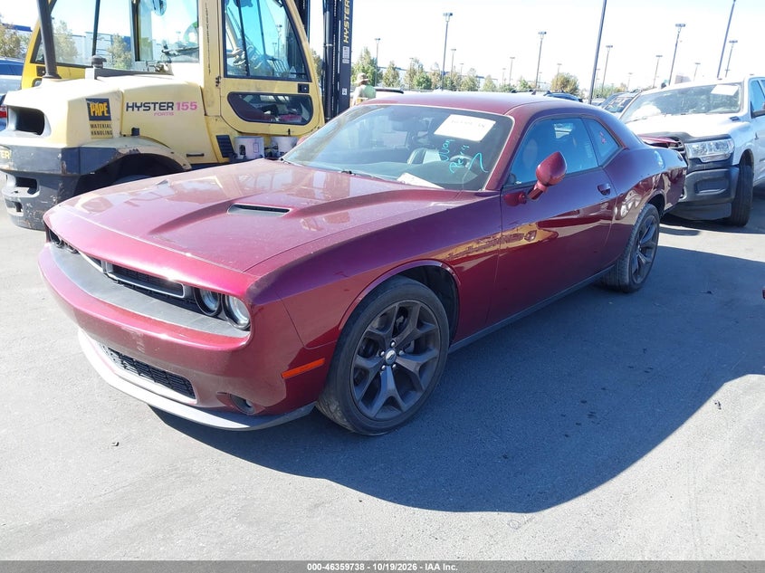 Vin: 2c3cdzag6jh168986, lot: 46860017, dodge challenger sxt plus 20182