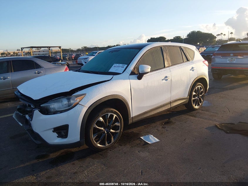 2016 Mazda Cx-5 Grand Touring, Удар спереди, IAAI, VIN JM3KE2DY8G0732965 — фото 2