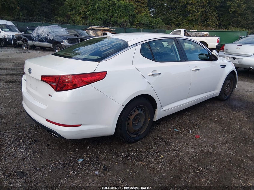 Vin: 5xxgm4a79cg008428, lot: 46860041, kia optima lx 20124