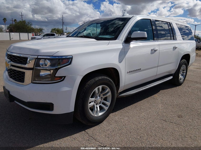 Vin: 1gnskgec8jr323621, lot: 46860177, chevrolet suburban ls 20182