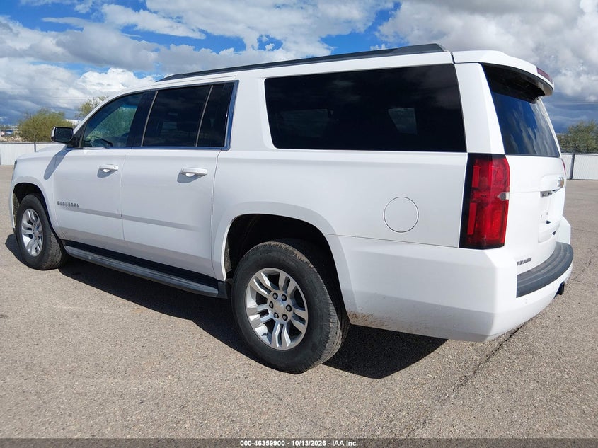 Vin: 1gnskgec8jr323621, lot: 46860177, chevrolet suburban ls 20183