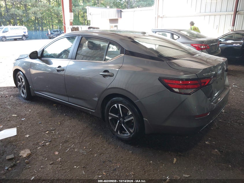 Vin: 3n1ab8cv8sy253549, lot: 46860236, nissan sentra sv 20253