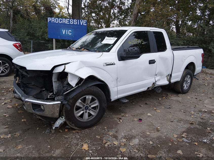 Vin: 1ftex1cf0fkf08988, lot: 46860254, ford f-150 xl 20152
