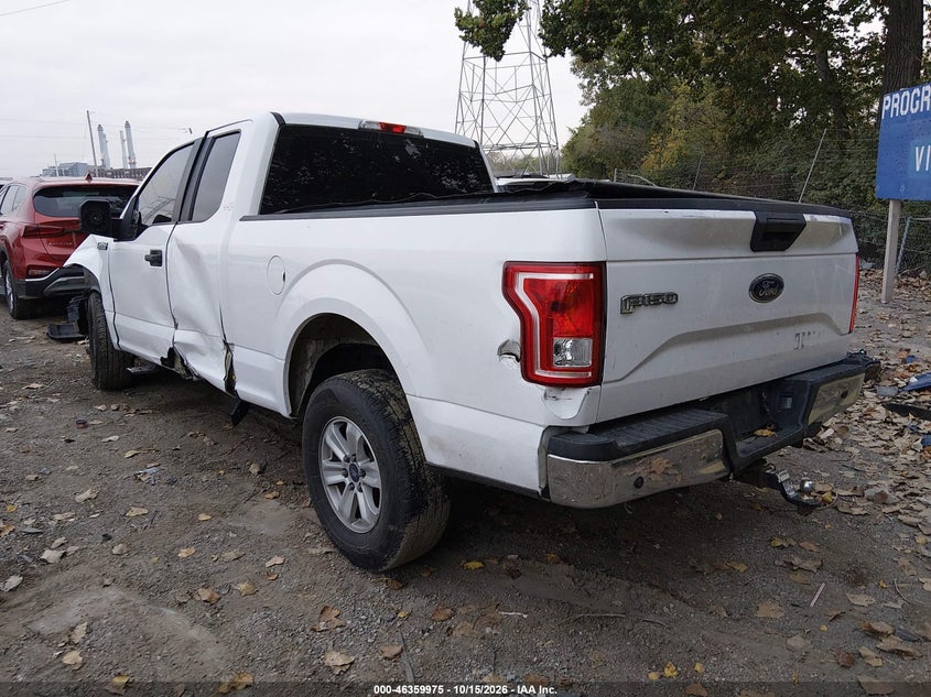 Vin: 1ftex1cf0fkf08988, lot: 46860254, ford f-150 xl 20153