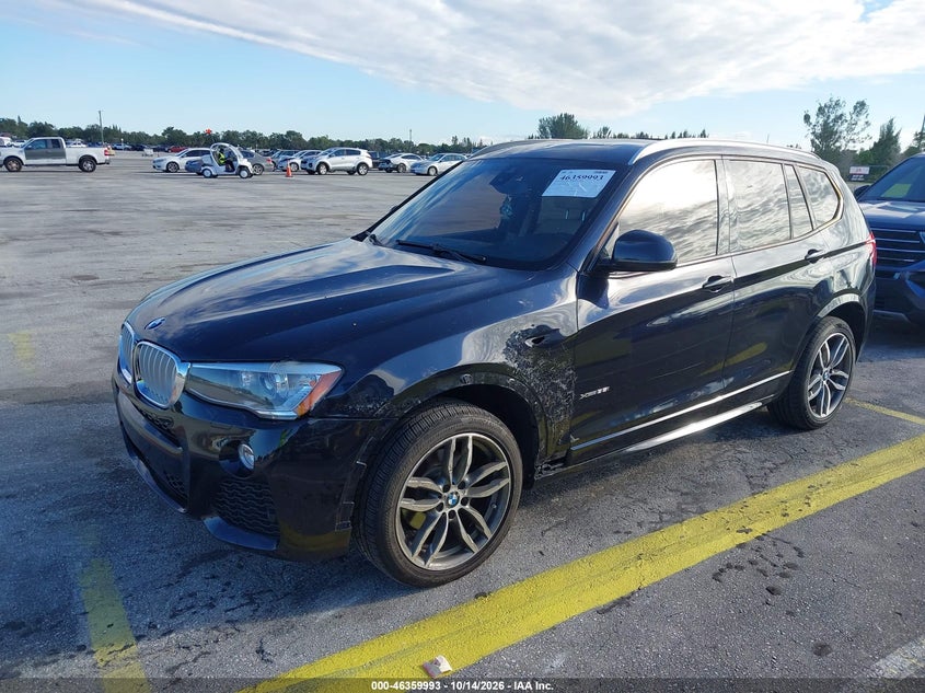 Vin: 5uxwx7c57f0k33712, lot: 46860272, bmw x3 xdrive35i 20152
