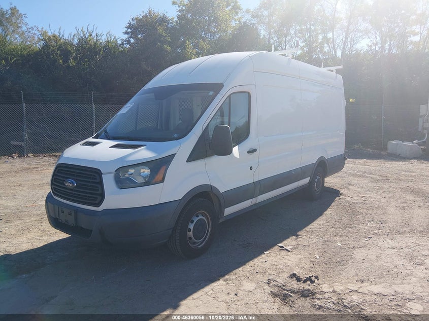 Vin: 1ftsw3xv9fkb28597, lot: 46860335, ford transit-350 20152