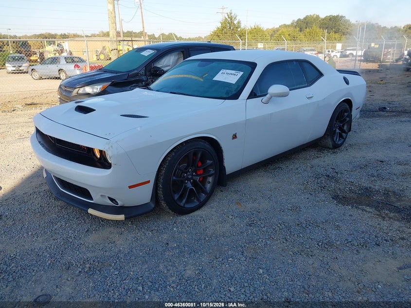 Vin: 2c3cdzfj0nh253798, lot: 46860360, dodge challenger r/t scat pack 20222