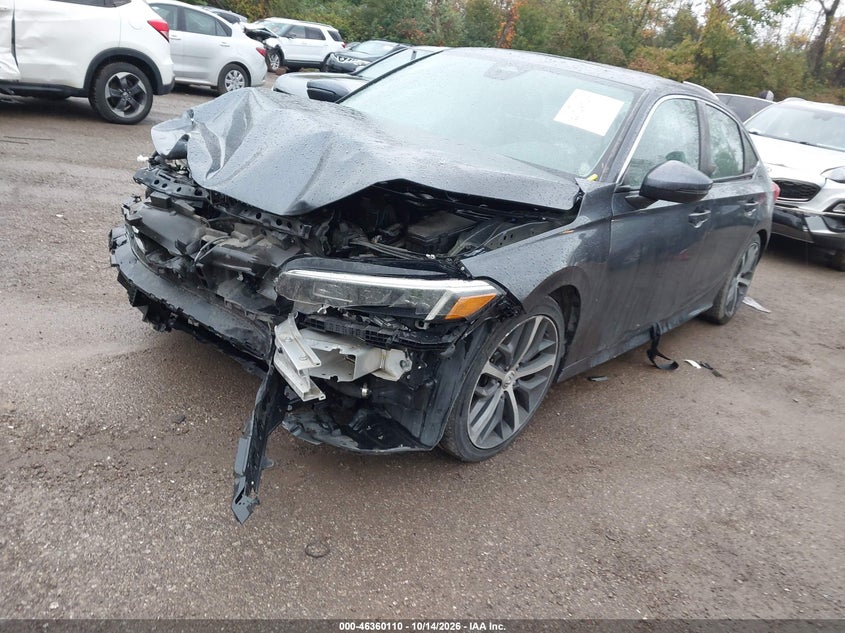 Vin: 2hgfe1f90ph307926, lot: 46860389, honda civic touring 20232