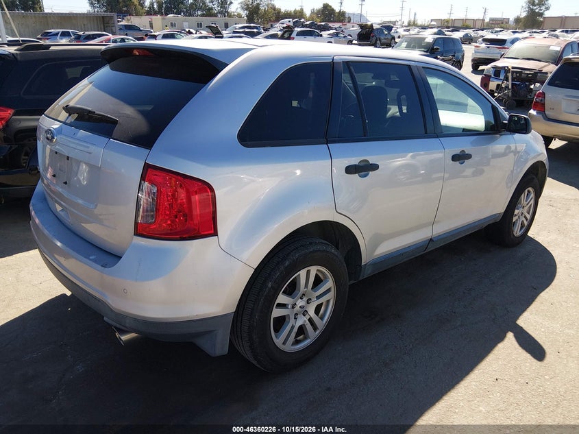 Vin: 2fmdk3gc0cba08398, lot: 46860505, ford edge se 20124