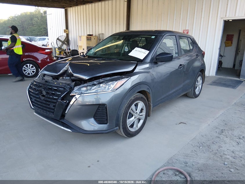 2024 Nissan Kicks S Xtronic Cvt, Front End, IAAI, VIN 3N1CP5BV3RL570706 — photo 2