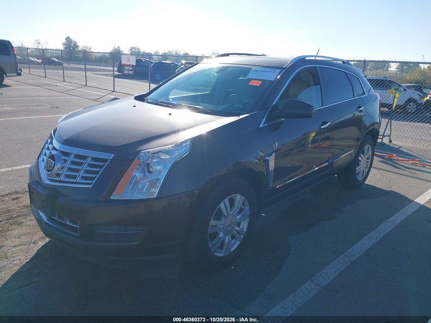 2015 Cadillac Srx Luxury Collection, Rear, IAAI, VIN 3GYFNBE36FS545870 — photo 2