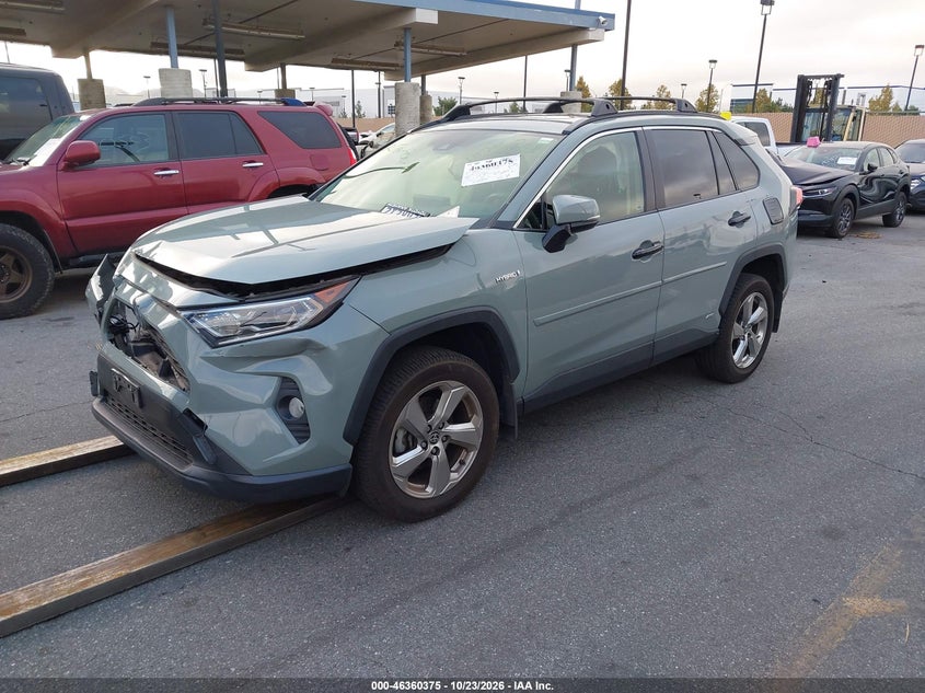 Vin: jtmb6rfv8md046415, lot: 46860654, toyota rav4 hybrid xle premium 20212
