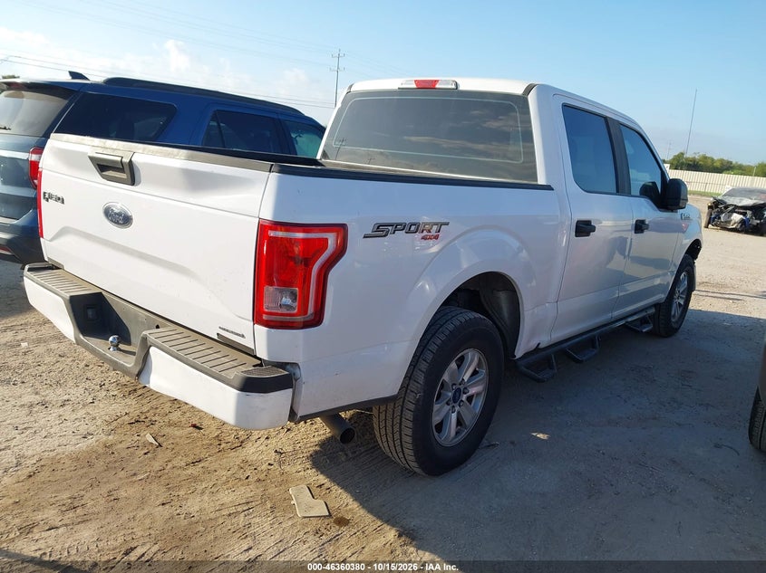 Vin: 1ftew1e8xfke15168, lot: 46860659, ford f-150 xl 20154