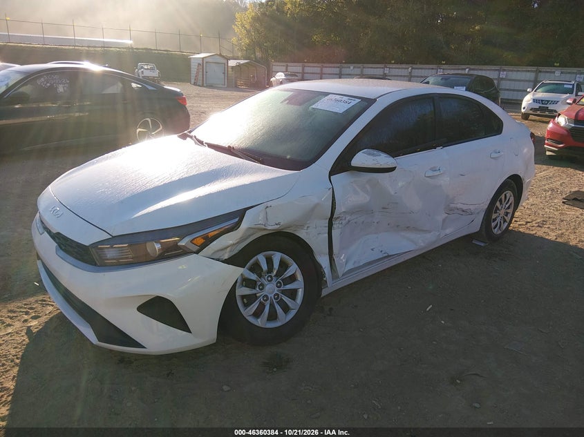 Vin: 3kpf24ad8ne432203, lot: 46860663, kia forte fe 20222
