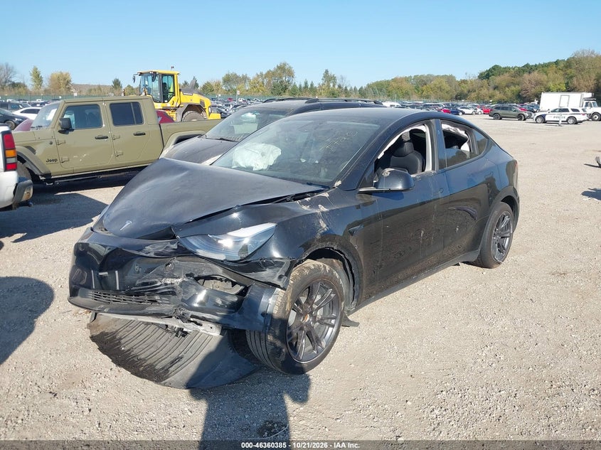 Vin: 7saygded6sf267720, lot: 46860664, tesla model y long range dual motor rear-wheel drive 20252