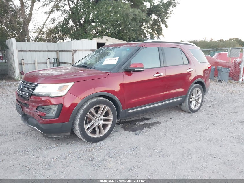 2017 Ford Explorer Limited, Front End, IAAI, VIN 1FM5K7F88HGB19290 — photo 2