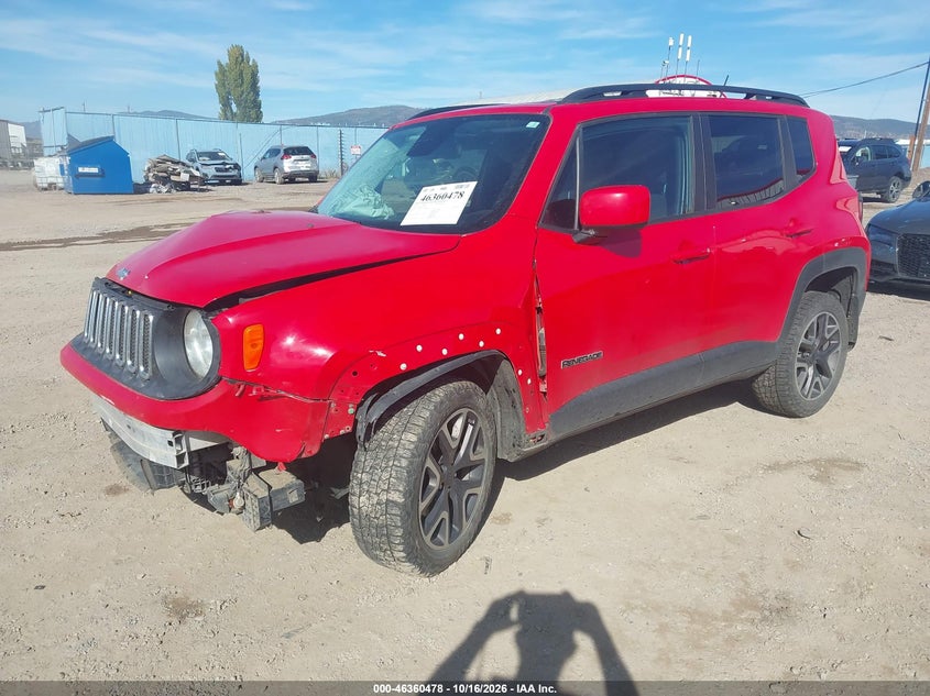 2015 Jeep Renegade Latitude, Front End, IAAI, VIN ZACCJBBT7FPC46463 — photo 2