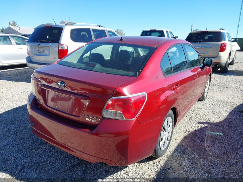 Vin: jf1gjaa65dh006247, lot: 46860773, subaru impreza 2.0i 20134