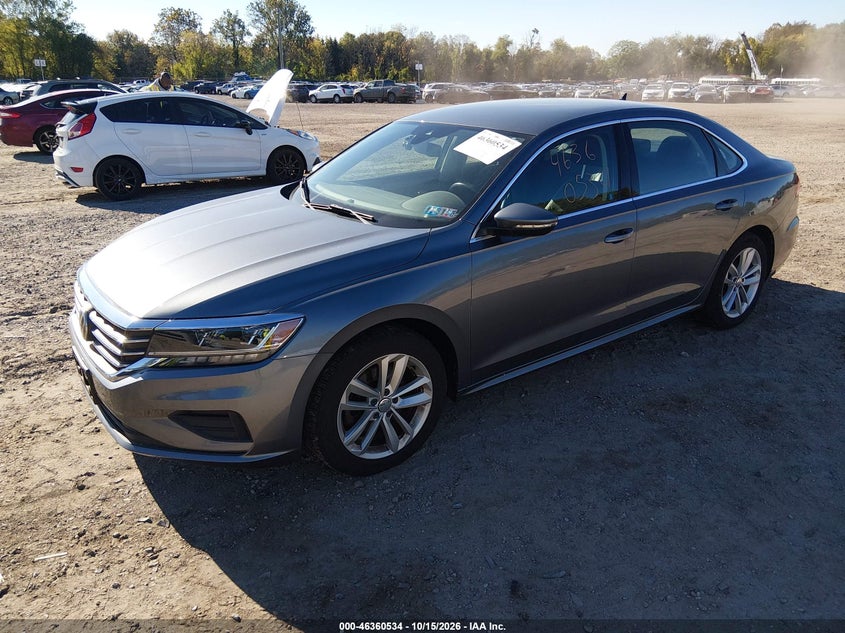 2020 Volkswagen Passat 2.0T Se, Right Rear, IAAI, VIN 1VWSA7A3XLC021686 — photo 2