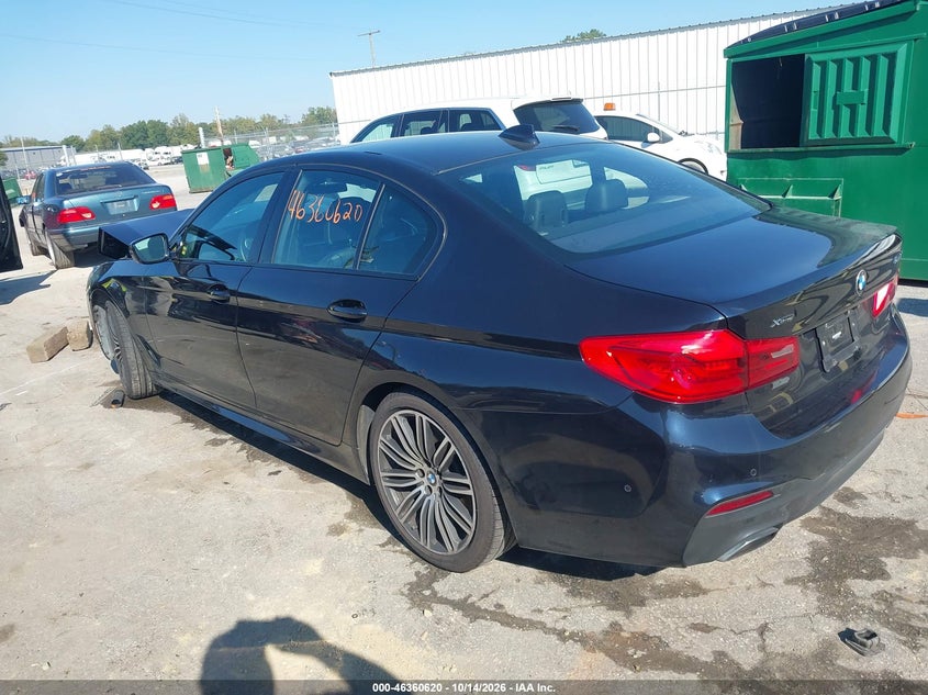 Vin: wbaje7c57kww16720, lot: 46860899, bmw 540i xdrive 20193