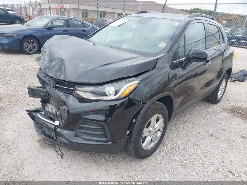 2020 Chevrolet Trax Awd Lt, Front End, IAAI, VIN KL7CJPSB8LB043167 — photo 2