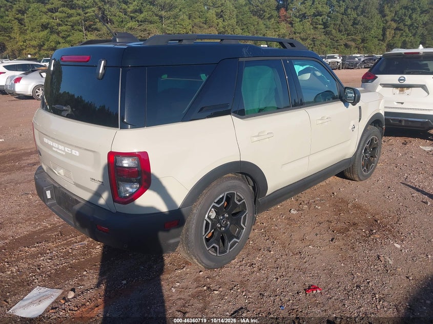 Vin: 3fmcr9cn5srf66300, lot: 46860998, ford bronco sport outer banks 20254