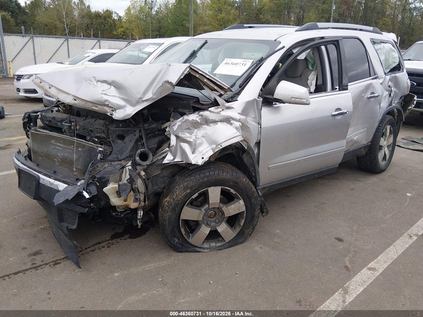 Vin: 1gkkrred0cj261579, lot: 46861010, gmc acadia slt-1 20122