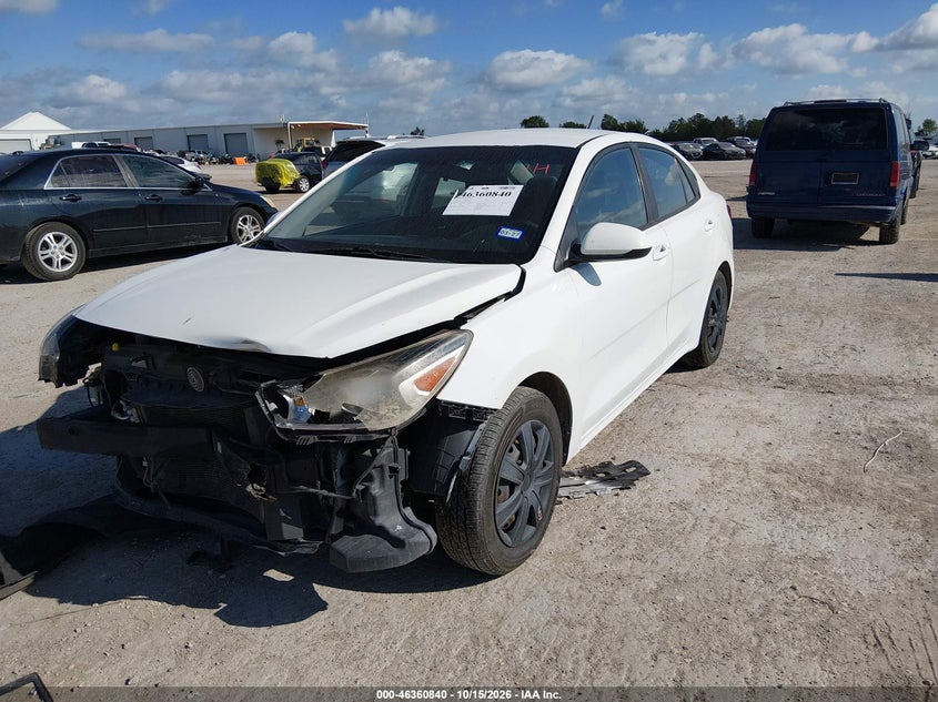 Vin: 3kpa24ad1le329485, lot: 46861119, kia rio lx 20202