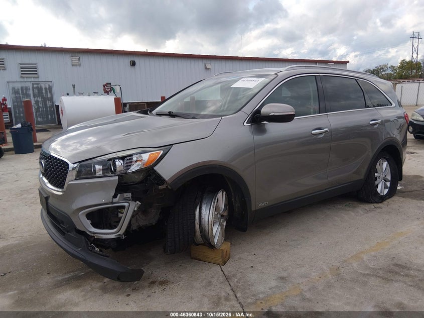 Vin: 5xypgda30hg265159, lot: 46861122, kia sorento 2.4l lx 20172