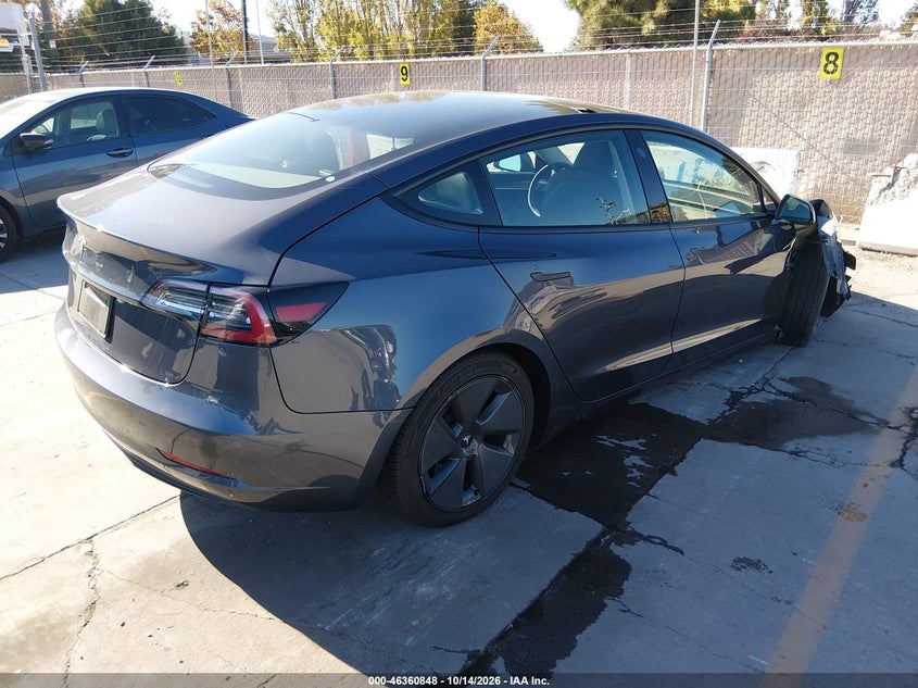 Vin: 5yj3e1eaxpf452944, lot: 46861127, tesla model 3 rear-wheel drive 20234