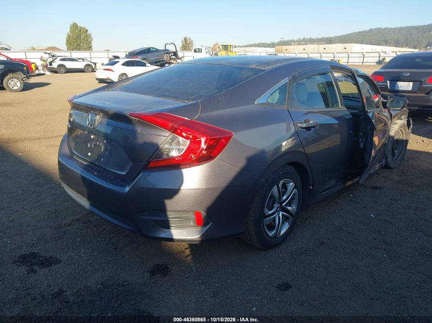 Vin: 2hgfc2f58gh540302, lot: 46861144, honda civic lx 20164