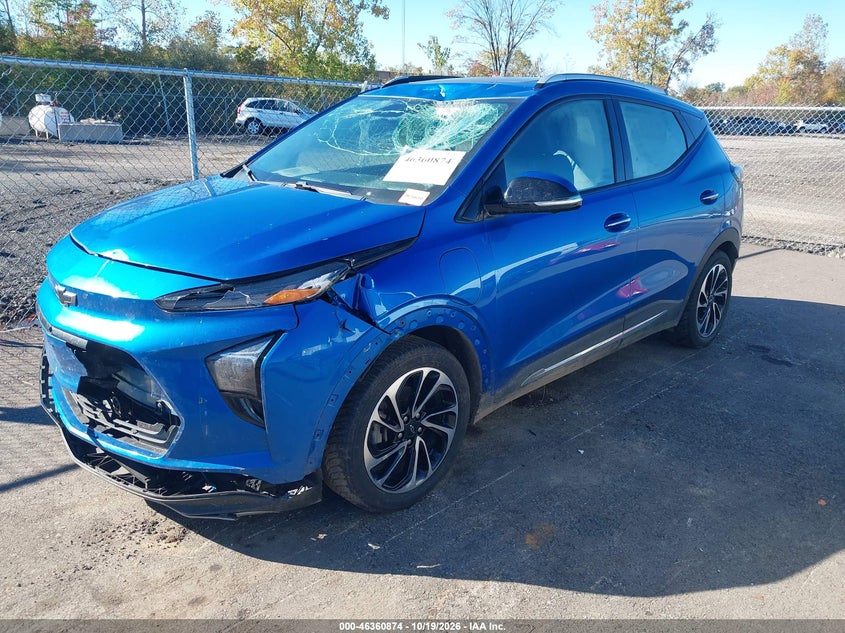Vin: 1g1fz6s01n4115215, lot: 46861153, chevrolet bolt euv fwd premier 20222