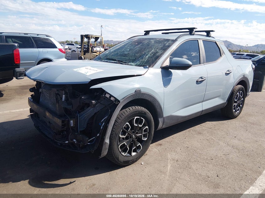 Vin: 5ntjc4ae0ph060730, lot: 46861174, hyundai santa cruz sel 20232