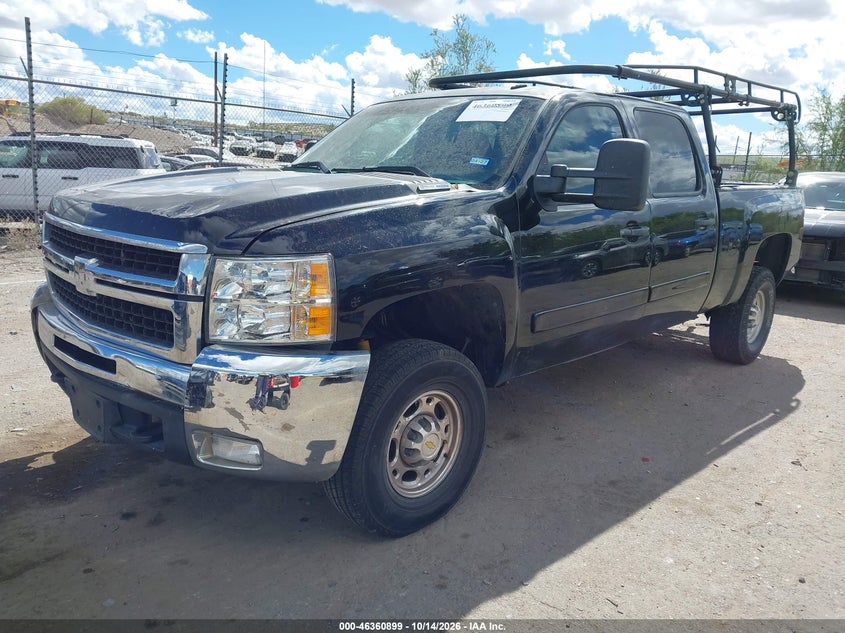2007 Chevrolet Silverado 2500Hd Lt1, Удар сзади, IAAI, VIN 1GCHK23627F502959 — фото 2