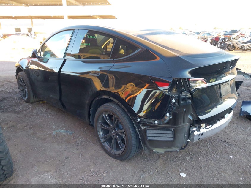 Vin: 7saygded2sa371537, lot: 46861193, tesla model y long range dual motor rear-wheel drive 20253