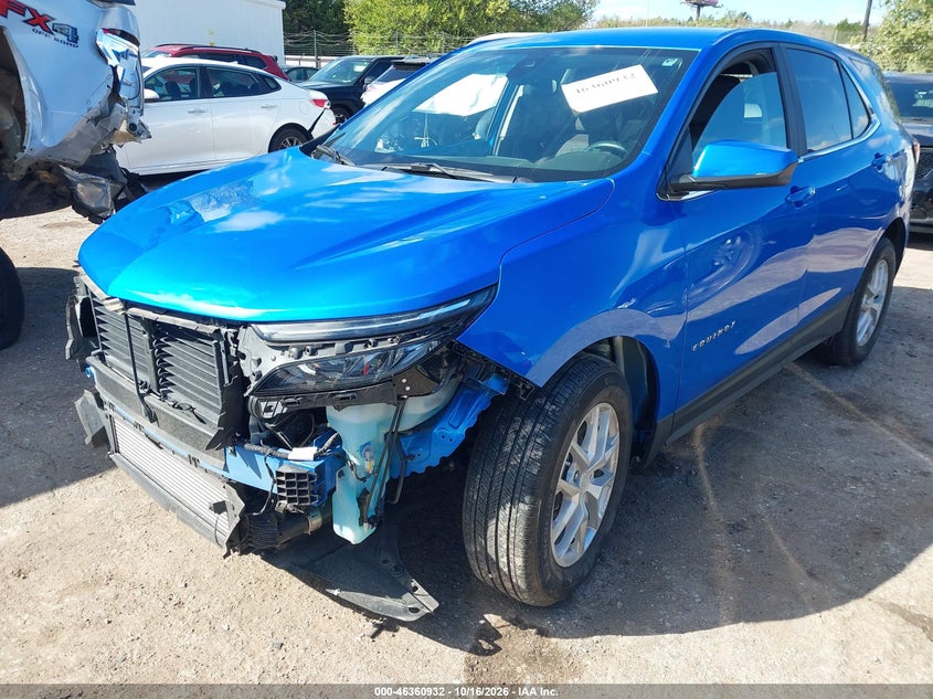 2024 Chevrolet Equinox Fwd Lt, Right Side, IAAI, VIN 3GNAXKEG5RS213654 — photo 2