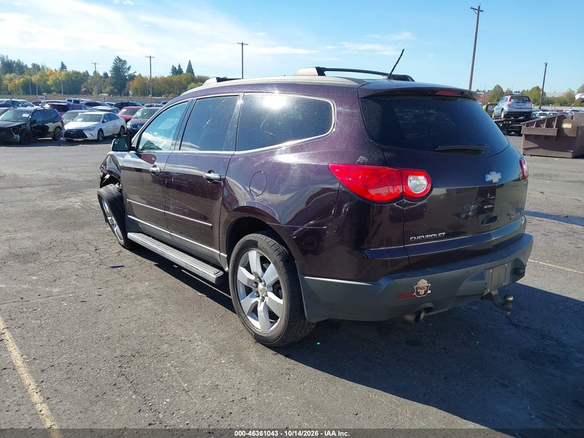 Vin: 1gnlvhed4as100785, lot: 46861321, chevrolet traverse ltz 20103