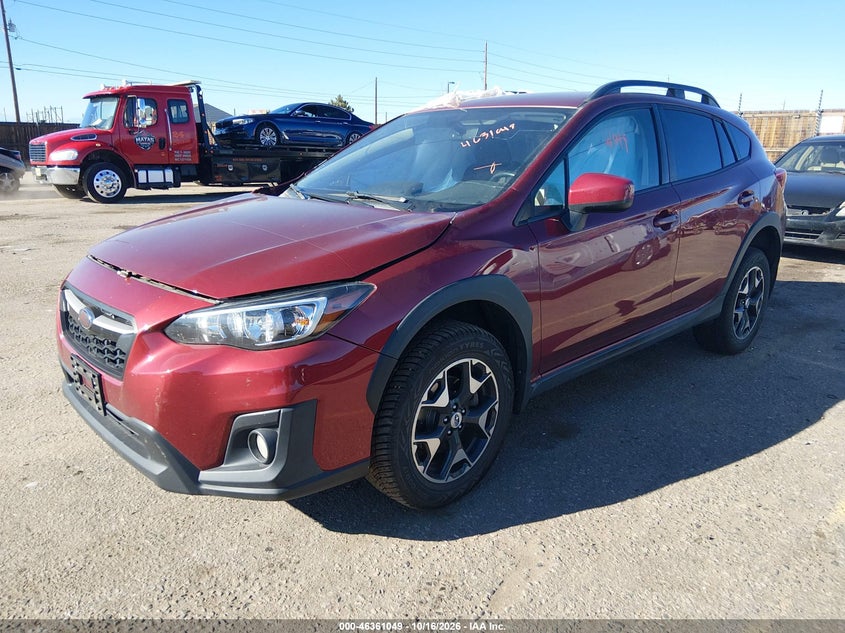 Vin: jf2gtabc8jh249654, lot: 46861328, subaru crosstrek 2.0i premium 20182