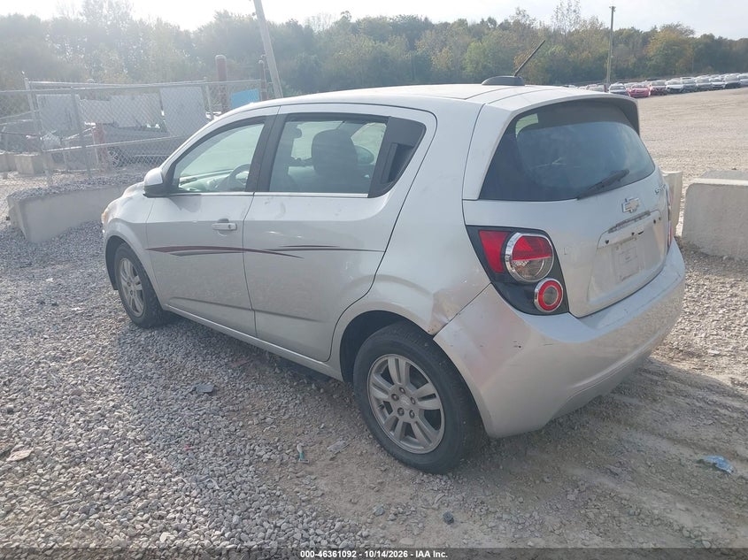 Vin: 1g1jc6sh0f4143557, lot: 46861371, chevrolet sonic lt auto 20153