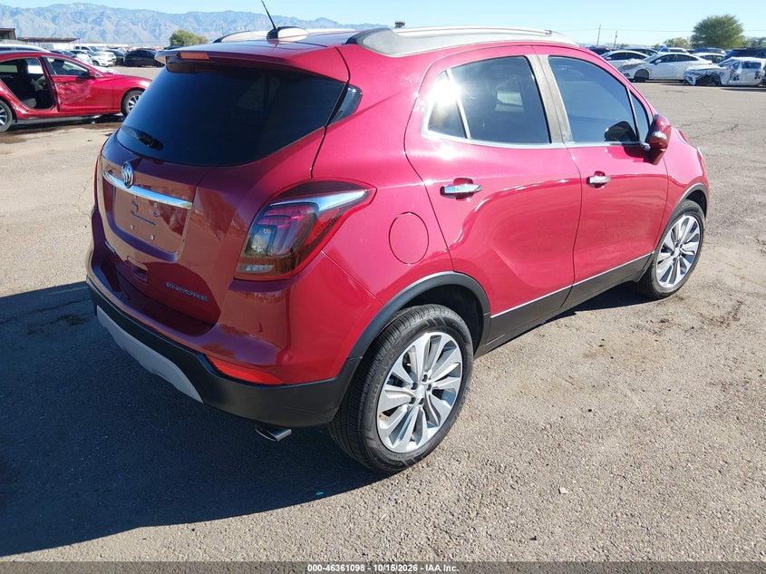 Vin: kl4cjasb1jb540035, lot: 46861377, buick encore preferred 20184