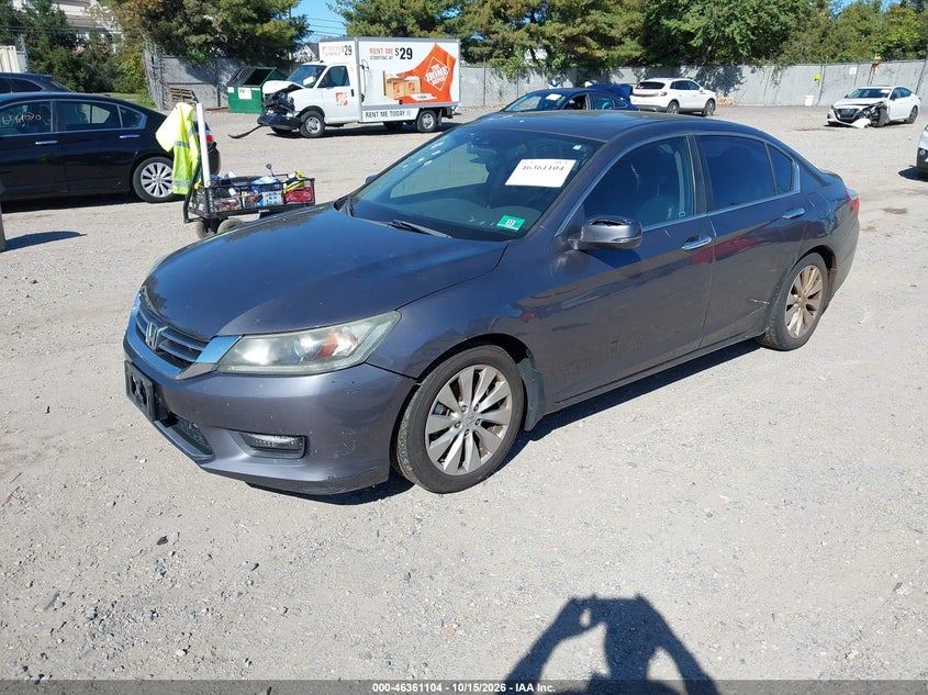 2014 Honda Accord Ex-L, Затопление, IAAI, VIN 1HGCR2F81EA069732 — фото 2