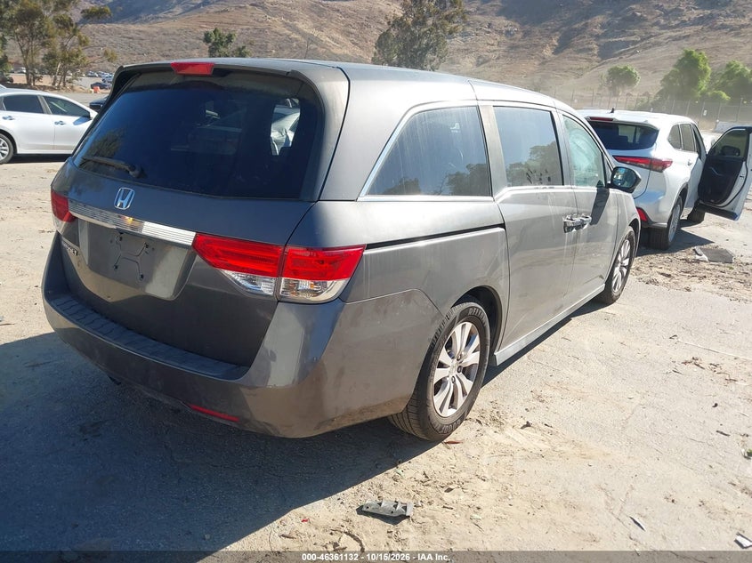 Vin: 5fnrl5h49hb001373, lot: 46861411, honda odyssey ex 20174
