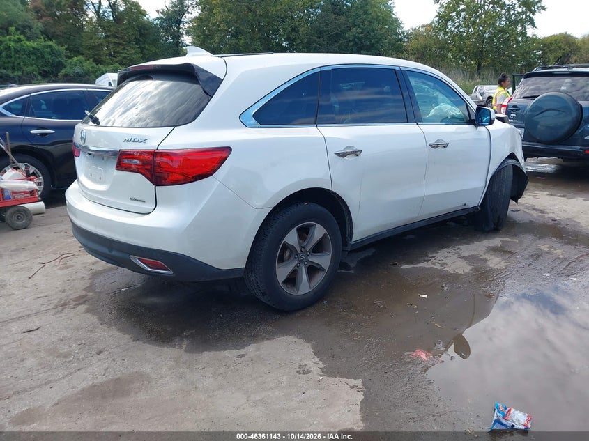 Vin: 5fryd4h20eb041188, lot: 46861422, acura mdx 20144